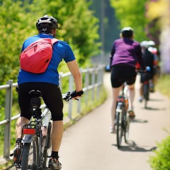 cyclistes en groupe