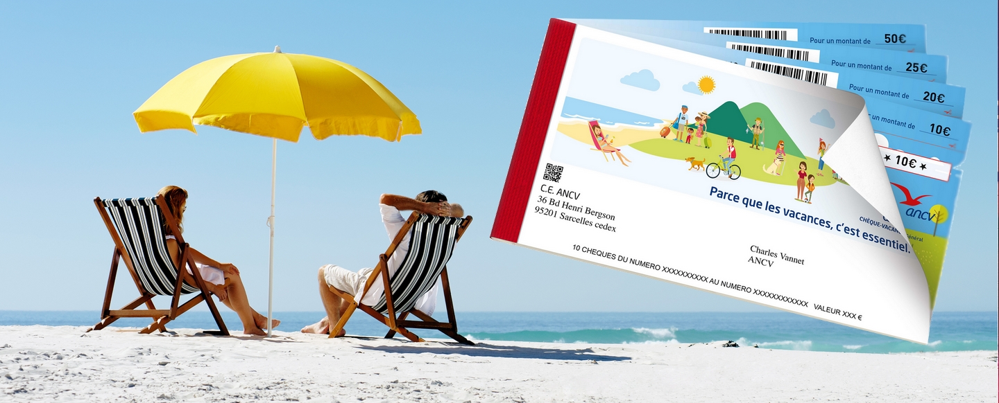 Chèques vacances ANCV Payer sur Miléade®