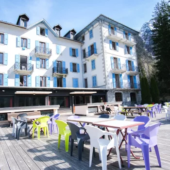espace communs exterieur village club chamonix