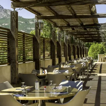 restaurant village club calvi